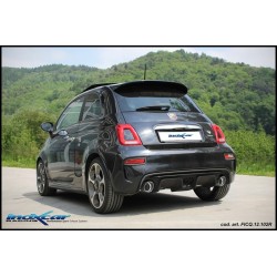 Silenziatore Tondo ø102 Racing Dx + Sx diretto Abarth 595 INO-FICQ.12.102R