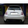 Silenziatore Tondo ø100 V2 Dx + Sx con valvola Abarth 500 595 695 UTR-107-315Z-101RSP