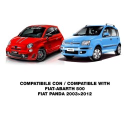 Pomello cambio 5 Marce silver Abarth/Fiat SIM-PO5X