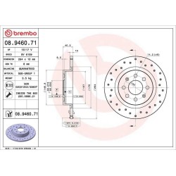 Dischi posteriori 264x10 Xtra Abarth/Fiat BRE-08.9460.71