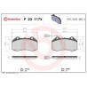 Pastiglie anteriori Xtra Abarth Grande Punto BRE-P23117X