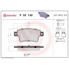 Pastiglie posteriori Prime Abarth/Fiat BRE-P23142
