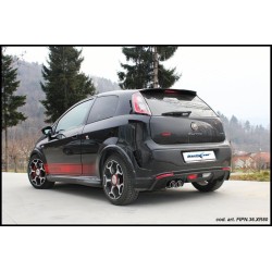 Silenziatore Doppio Tondo ø80 X-Race Abarth Punto Evo INO-FIPN.36.XR80