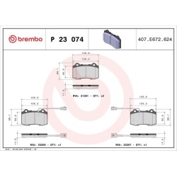 Pastiglie anteriori Prime Alfa Romeo/Fiat BRE-P23074