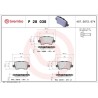 Pastiglie posteriori Prime Honda Civic BRE-P28038