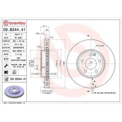 Dischi anteriori 295x28 Prime Mercedes BRE-09.B344.41