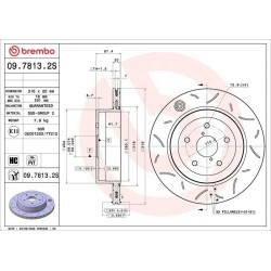 Dischi posteriori 316x20 Sport Subaru Impreza BRE-09.7813.2S