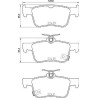 Pastiglie posteriori Prime Honda Civic BRE-P28089