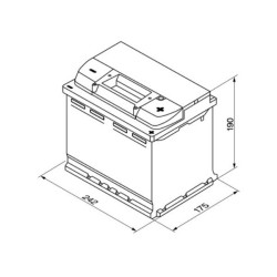 Batteria S5 005 63Ah - 610A BOS-0092S50050